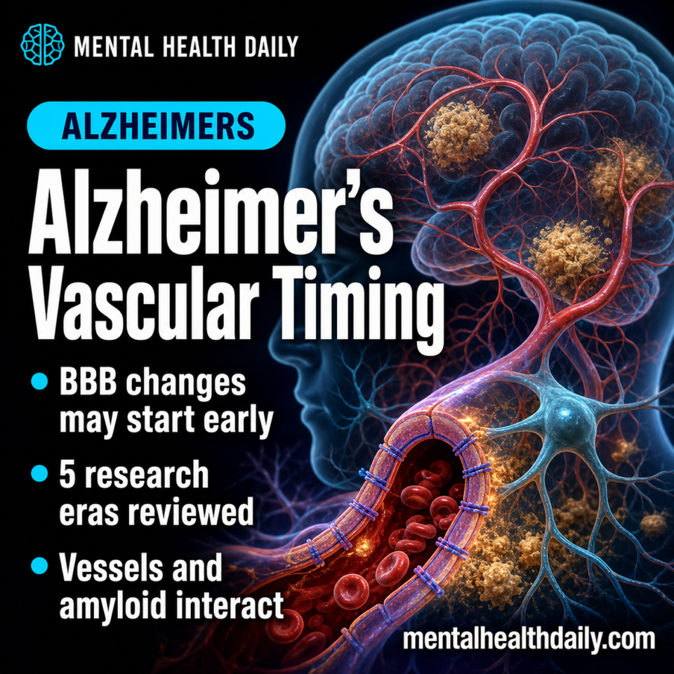 Alzheimer’s Neurovascular Unit Dysfunction May Start Before Amyloid