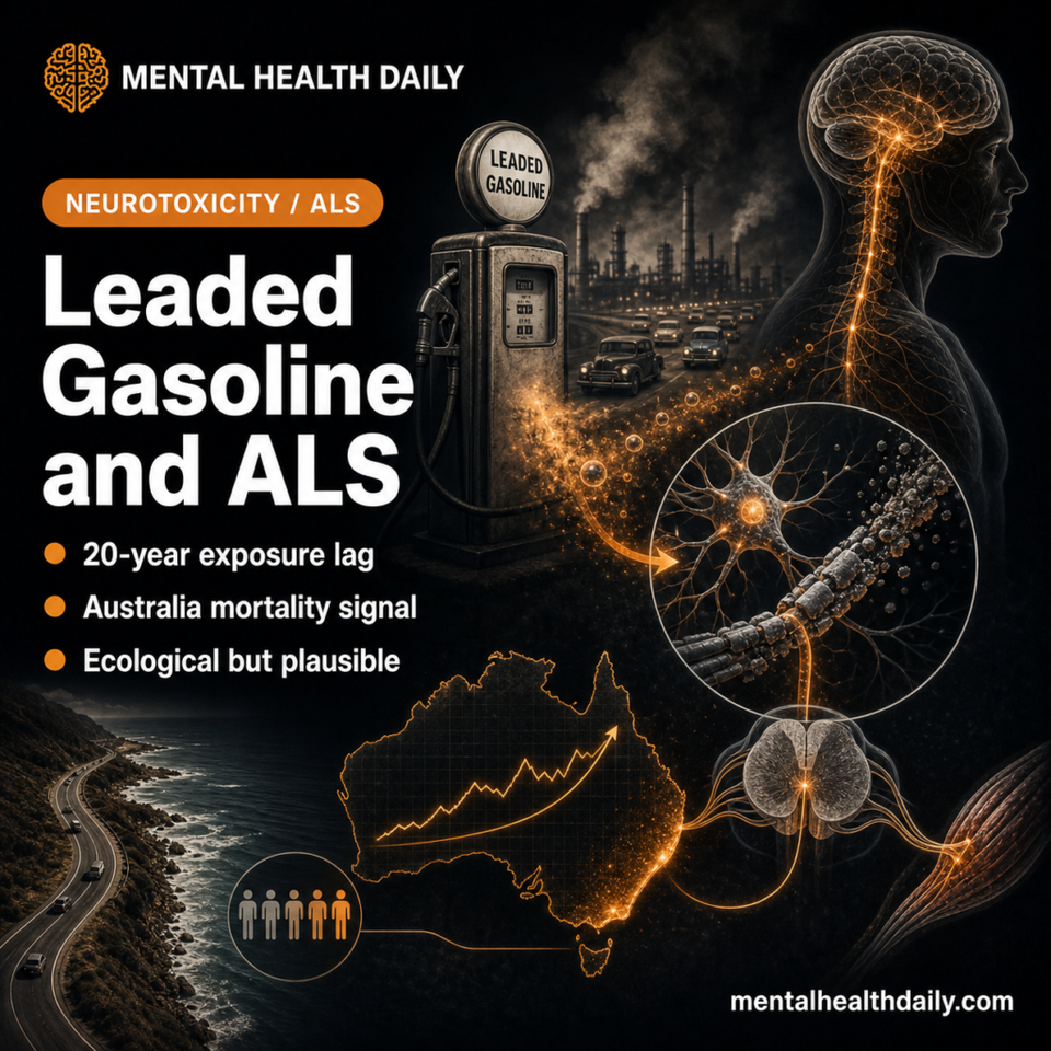 Leaded Gasoline and ALS: Australia’s MND Surge Tracks Lead