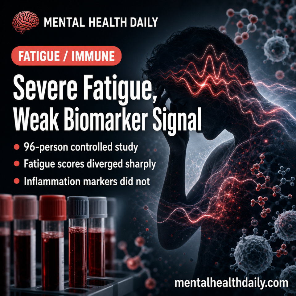 Long COVID Fatigue Was Severe Without Clear Inflammation Biomarkers