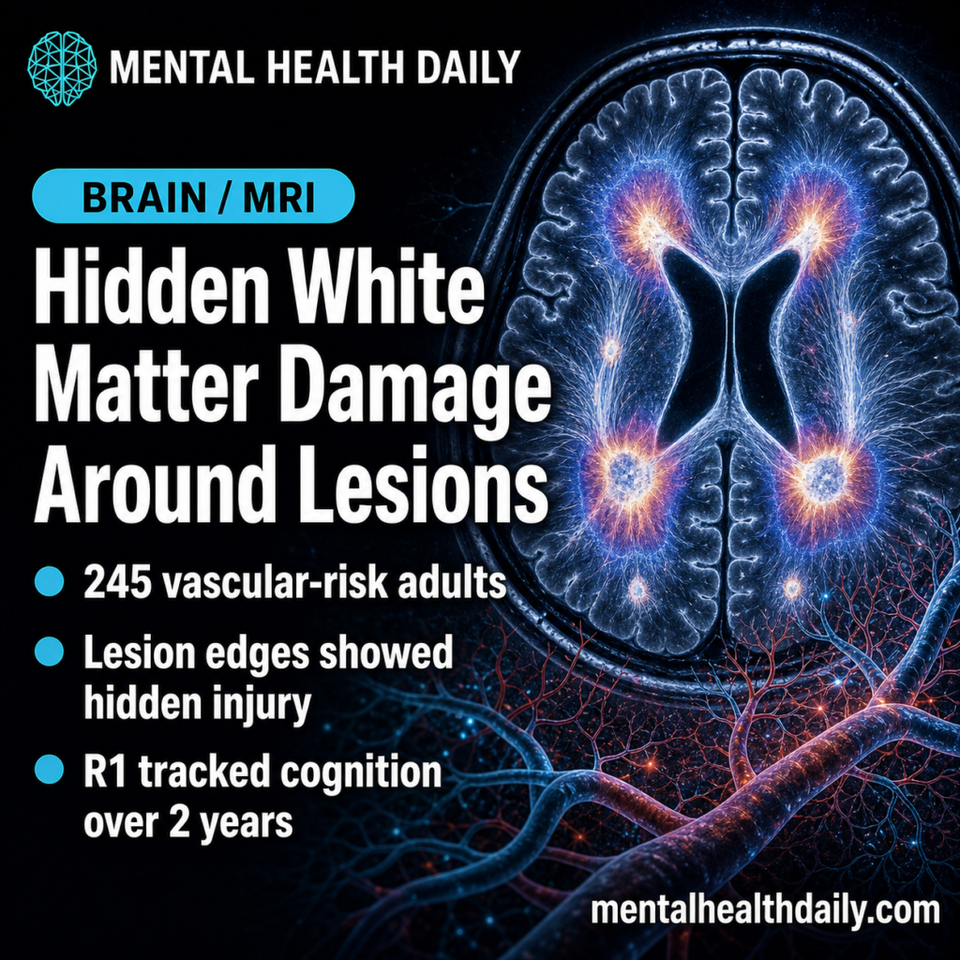 White Matter Hyperintensity Penumbra MRI Links Hidden Damage to Cognition