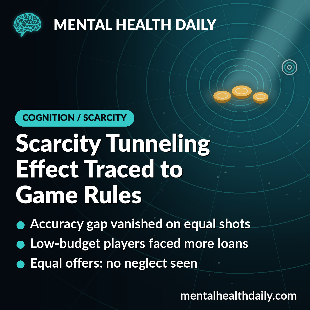 Scarcity Mindset Study Reanalyzed: Game Rules, Not Tunnel Vision, Explained the Results