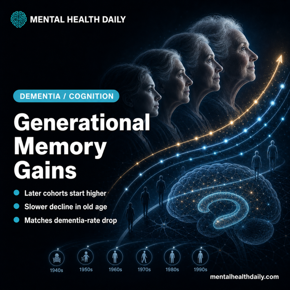 Falling Dementia Rates Linked to Generational Memory Gains