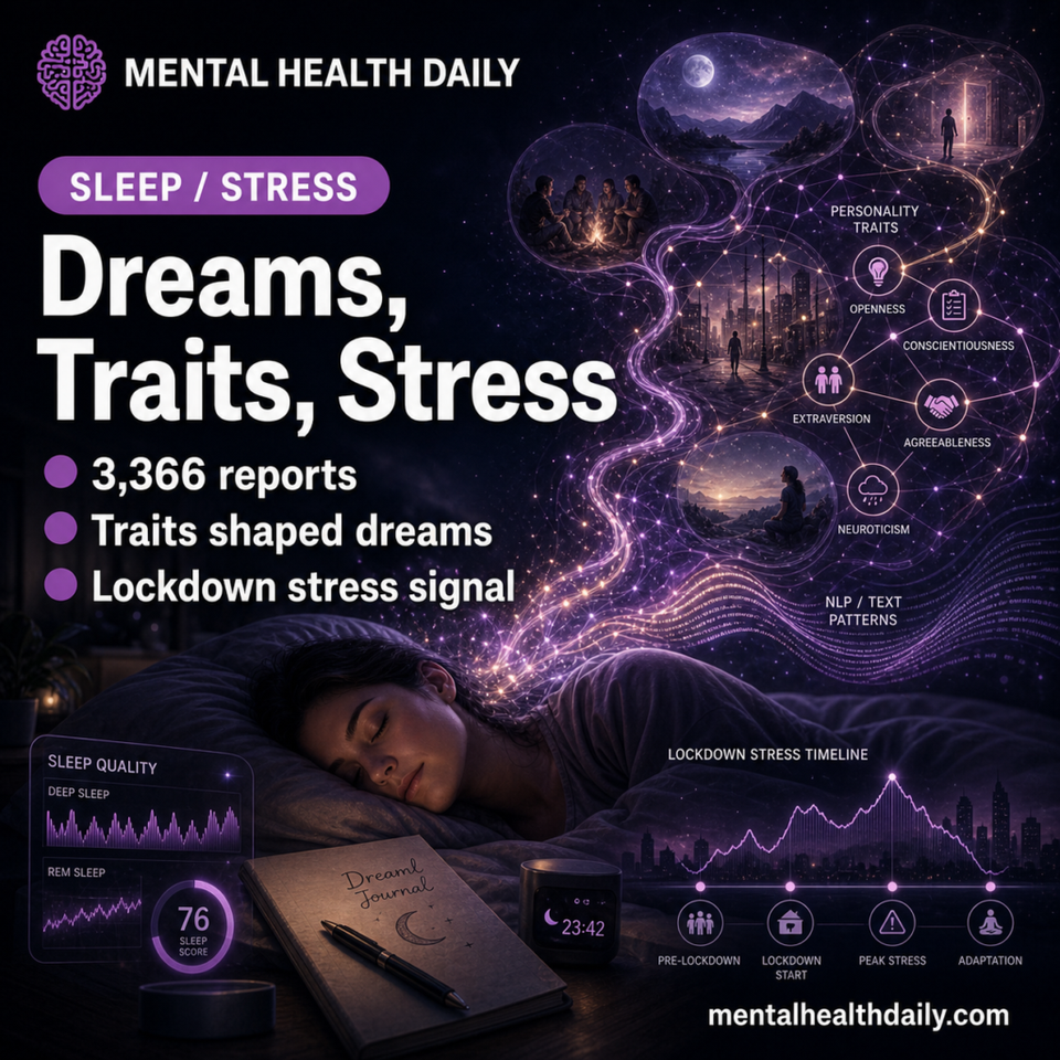 Dream Content Tracks Personality, Sleep Quality, and Stress