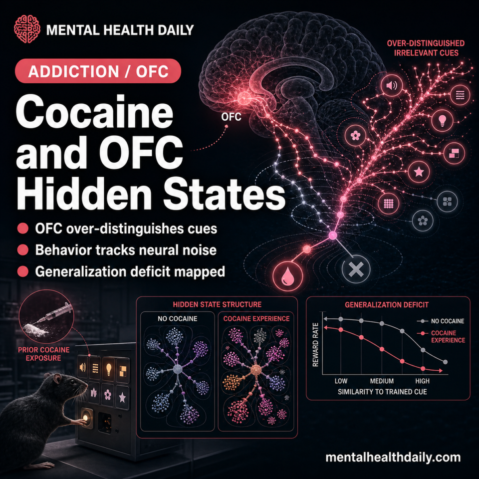 Prior Cocaine Use Disrupts Orbitofrontal Hidden-State Coding