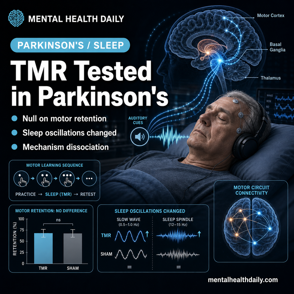 Sleep Memory Cues Do Not Boost Parkinson’s Motor Learning