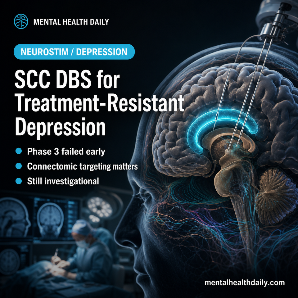 Subcallosal Cingulate DBS for Treatment-Resistant Depression