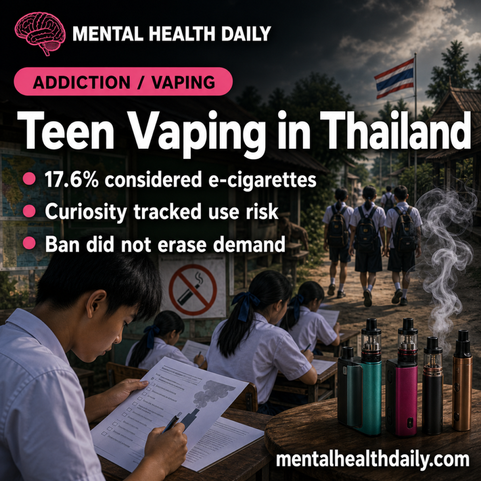Teen Vaping in Thailand: 17.6% Considered E-Cigs Despite Ban
