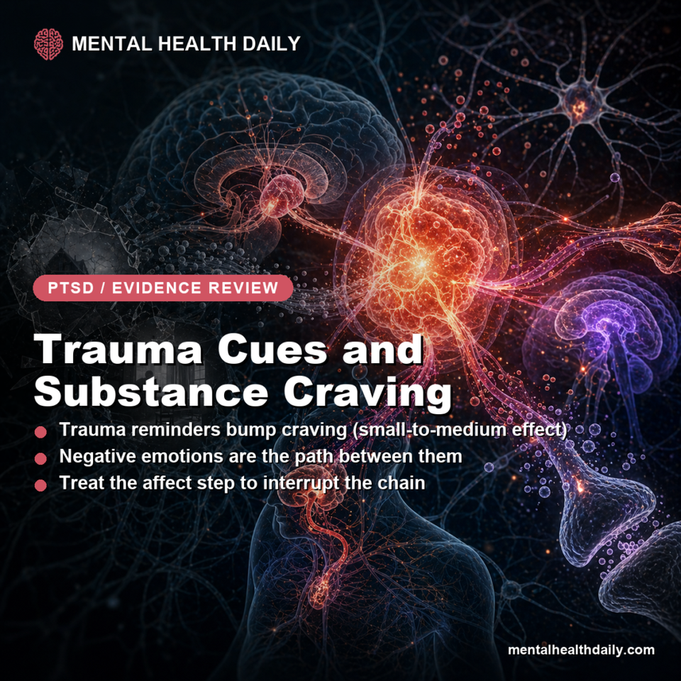 Trauma Reminders Increase Drug Cravings — Negative Affect Is the Link