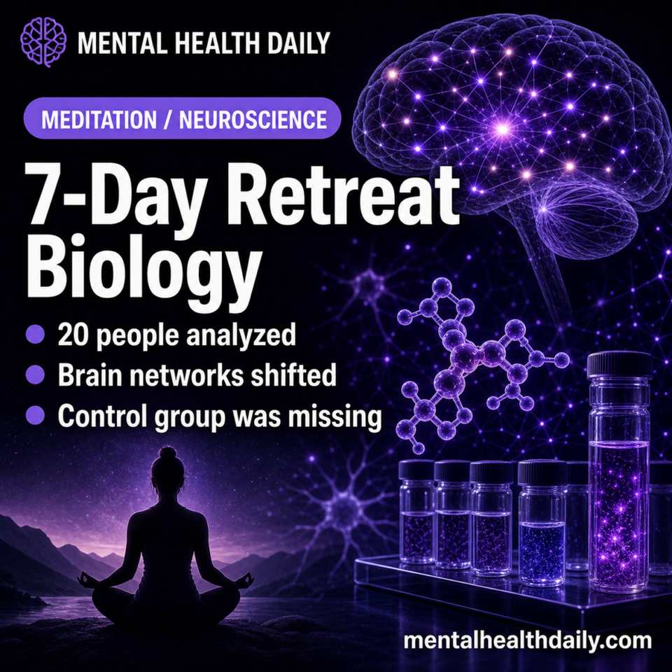 7-Day Mind-Body Retreat Changed Brain Networks and BDNF Pathways
