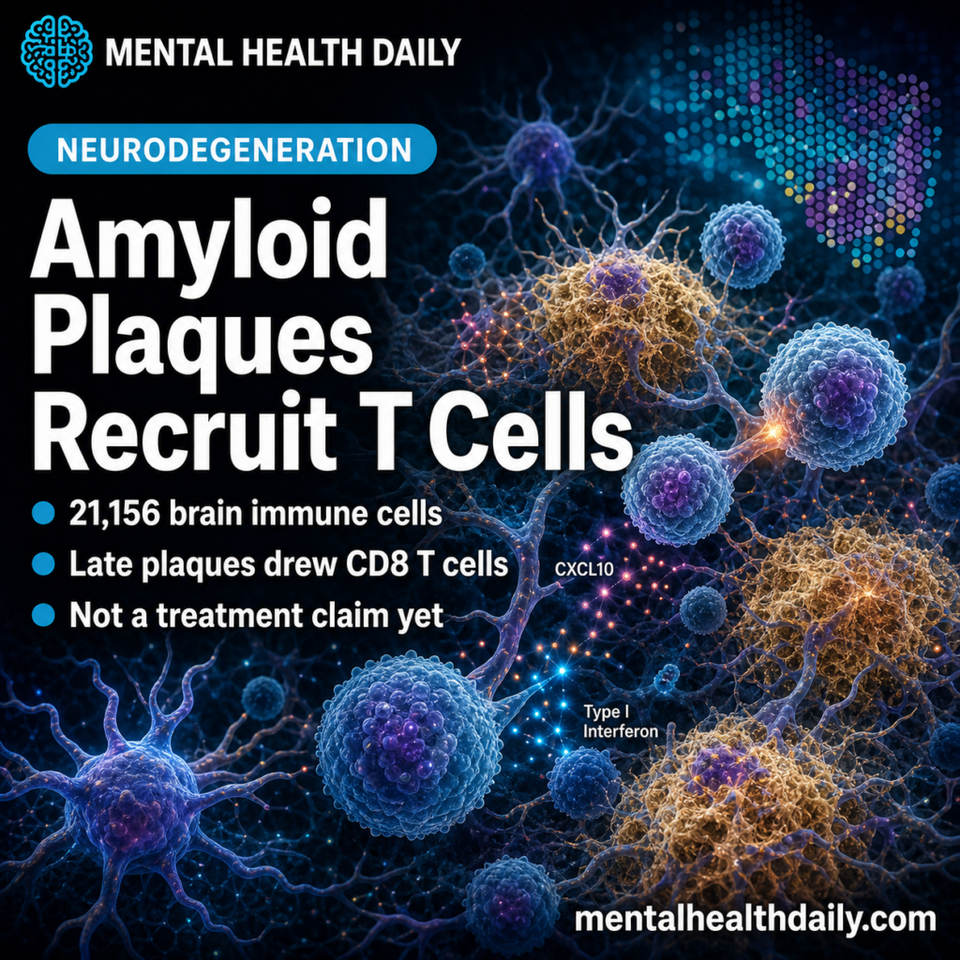 Alzheimer’s Amyloid Plaques Recruit CD8 T Cells Through Type I Interferon