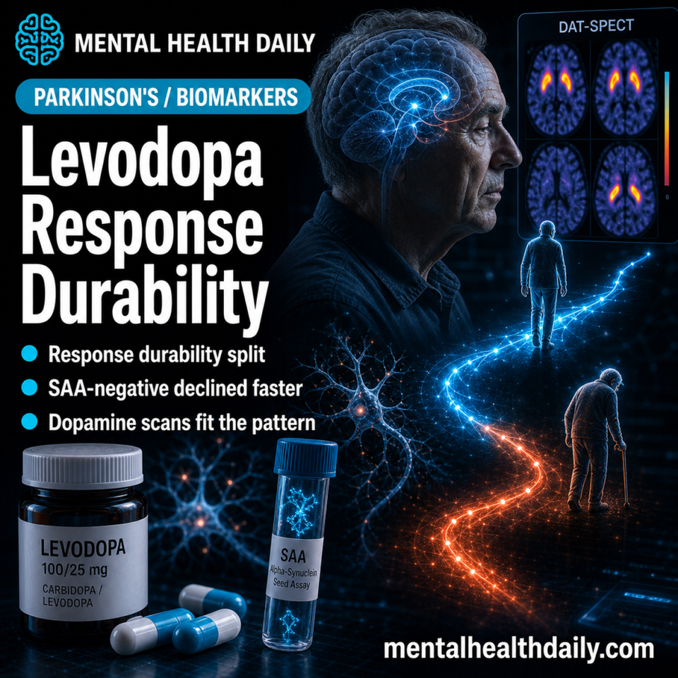 Alpha-Synuclein SAA Predicts Parkinson’s Levodopa Response Durability