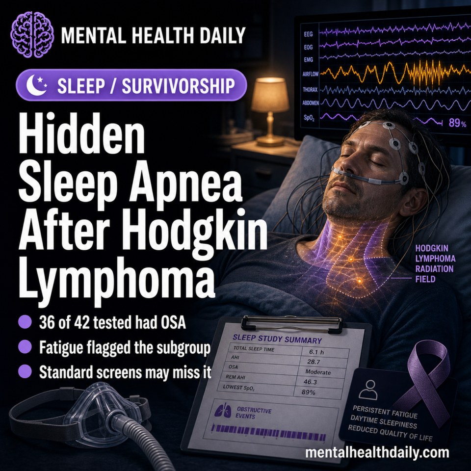 Hodgkin Lymphoma Survivors: Occult Sleep Apnea and Fatigue