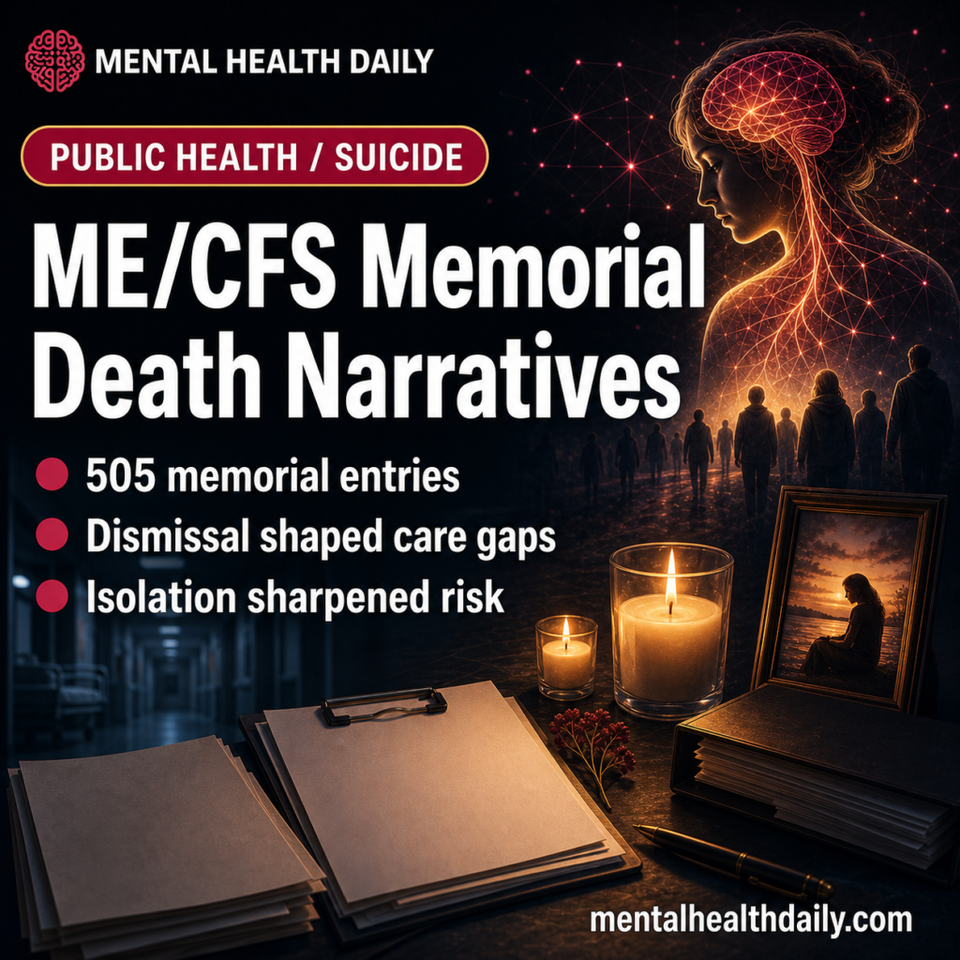 ME/CFS Memorial Entries: 505 Death Narratives Show Suicide Risk Gaps