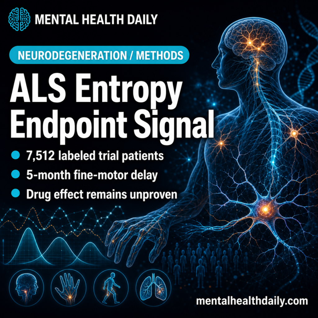 MHD featured image for ALS trial endpoints, Shannon entropy, and ALSFRS domain trajectories.