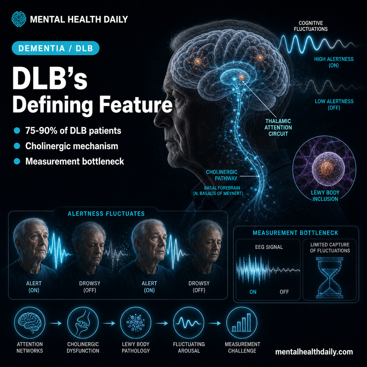 Lewy Body Dementia Cognitive Fluctuations Affect 75-90% of Patients ...