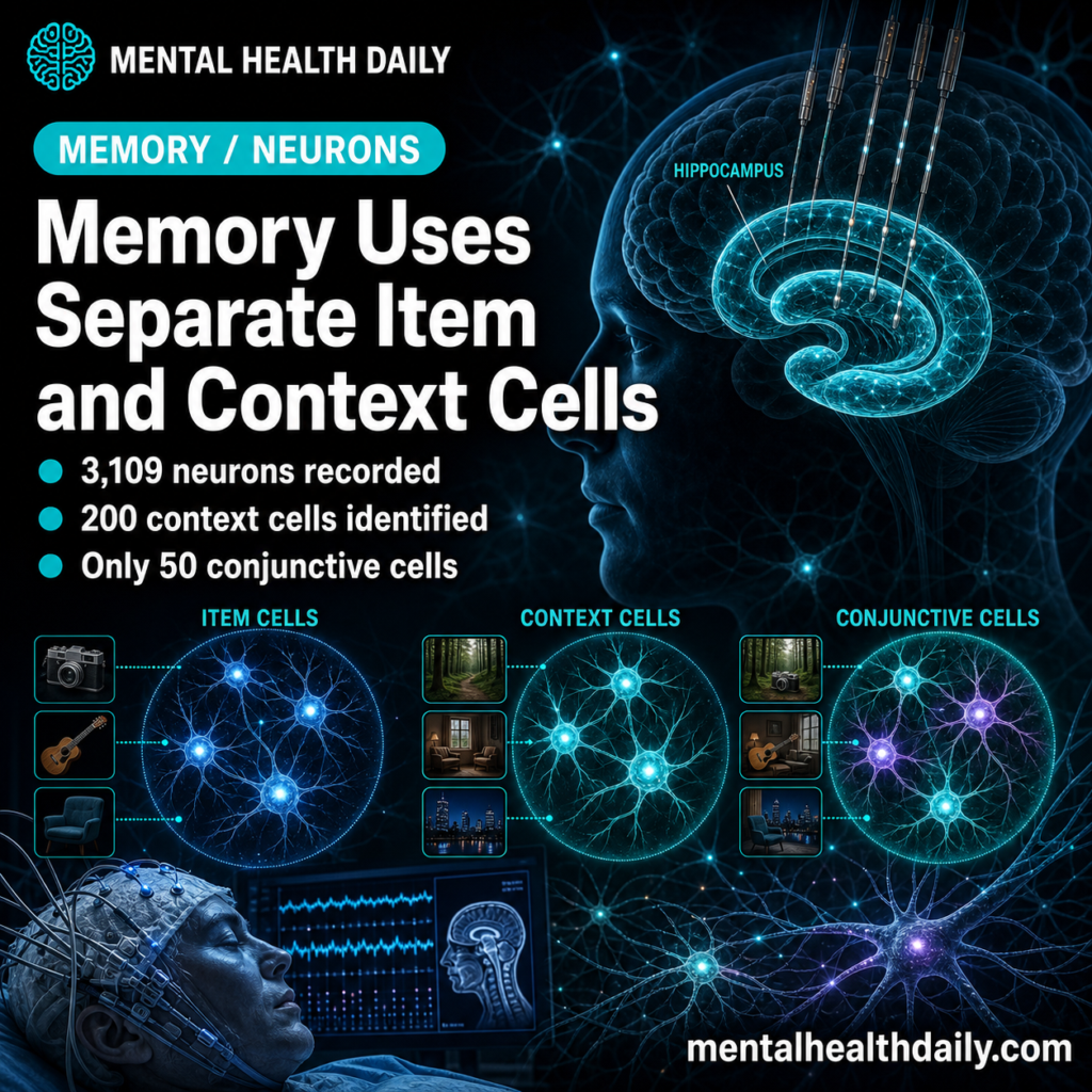 MHD featured image for human memory context neurons and hippocampal item-context coding.