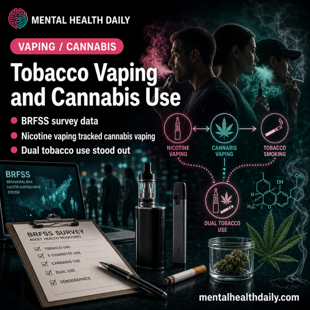MHD featured image for cannabis and tobacco co-use, vaping, smoking, and BRFSS data.