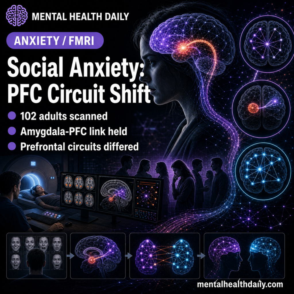 Social Anxiety: Prefrontal Connectivity Differs but Amygdala-PFC Doesn’t