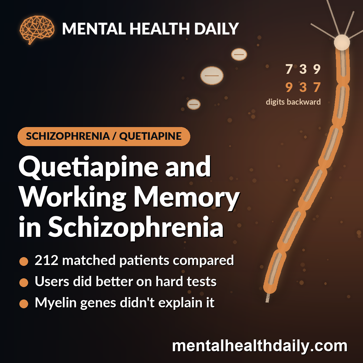 Quetiapine Linked to Better Working Memory Scores in Schizophrenia