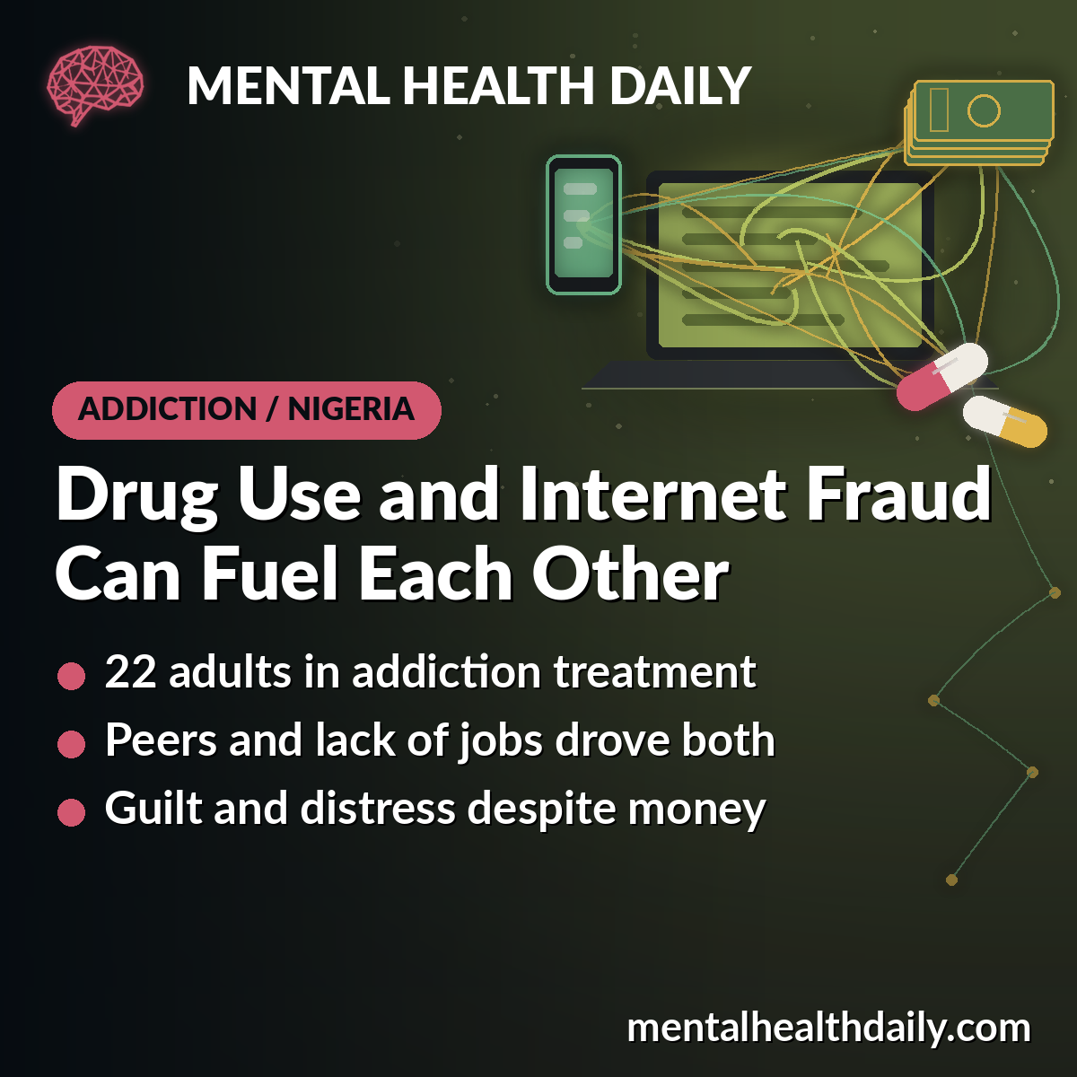 Drug Use and Internet Fraud Can Fuel Each Other, Young Nigerians Say